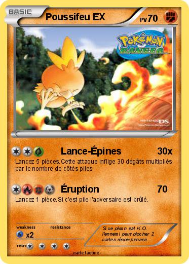 Pokemon Poussifeu EX