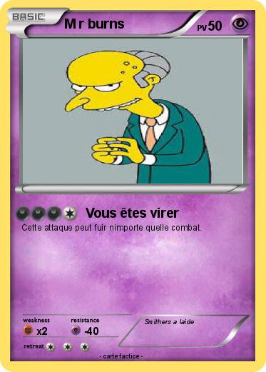 Pokemon M r burns