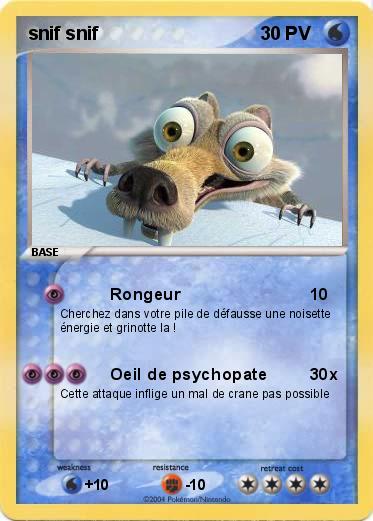 Pokemon snif snif