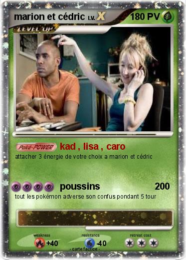 Pokemon marion et cédric