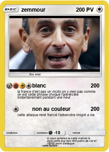 Pokemon zemmour