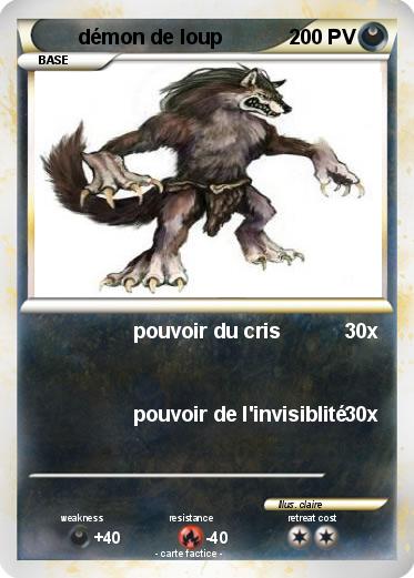 Pokemon démon de loup