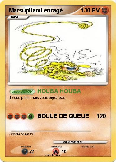 Pokemon Marsupilami enragé