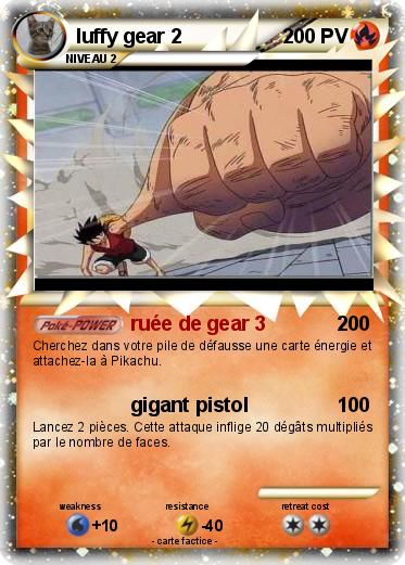 Pokemon luffy gear 2