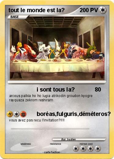 Pokemon tout le monde est la?