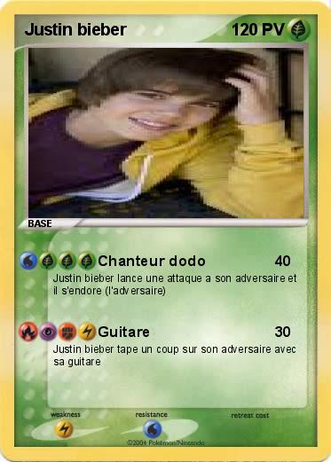 Pokemon Justin bieber