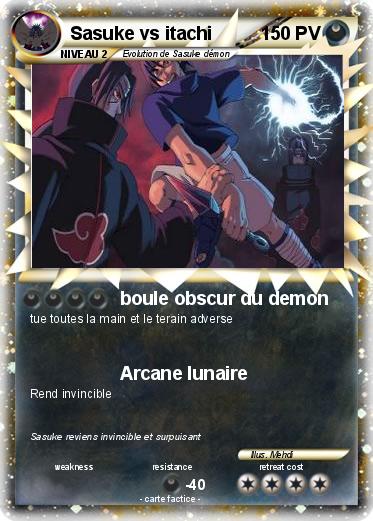Pokemon Sasuke vs itachi