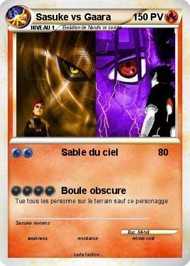 Pokemon Sasuke vs Gaara