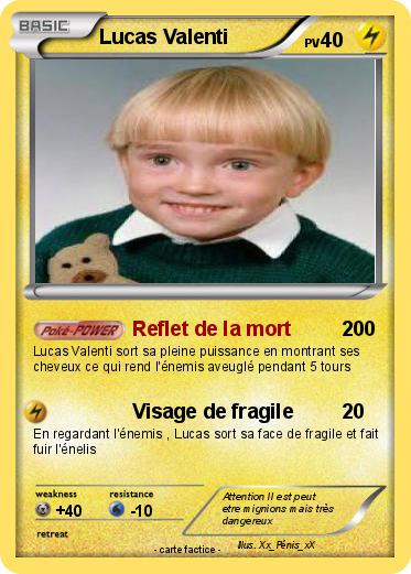 Pokemon Lucas Valenti