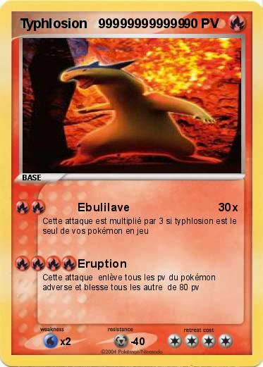 Pokemon Typhlosion   999999999999