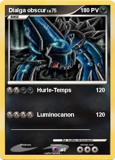 Pokemon Dialga obscur