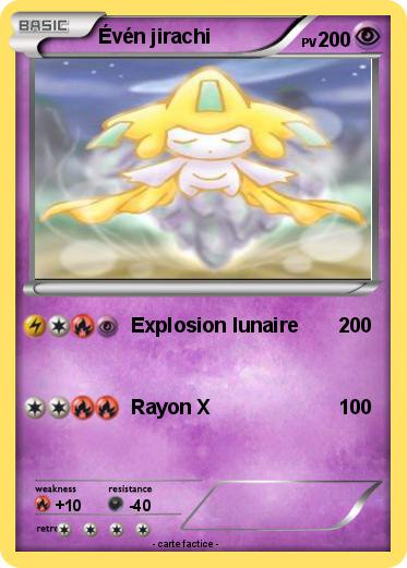 Pokemon Évén jirachi