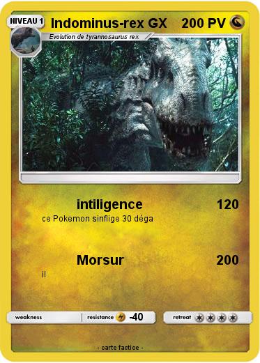 Pokemon Indominus-rex GX