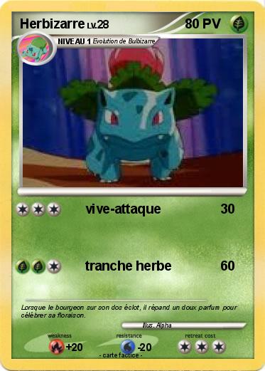 Pokemon Herbizarre