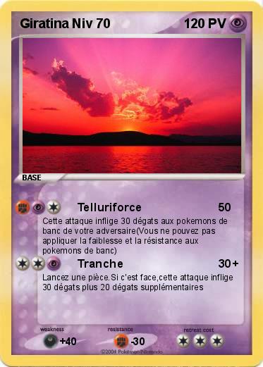 Pokemon Giratina Niv 70
