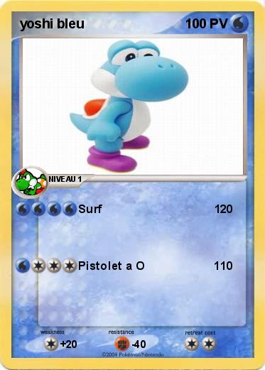 Pokemon yoshi bleu