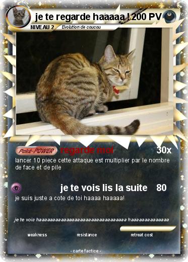 Pokemon je te regarde haaaaa !