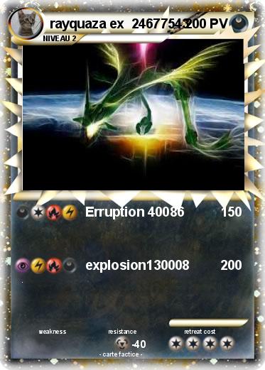 Pokemon rayquaza ex  24677543