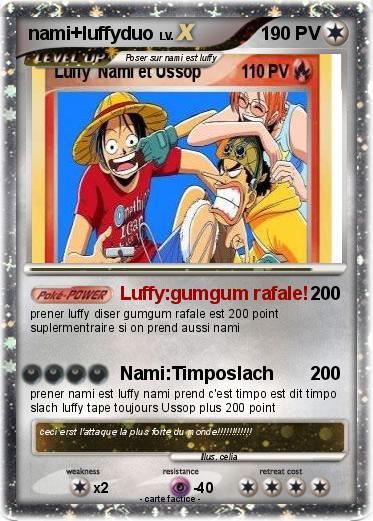 Pokemon nami+luffyduo