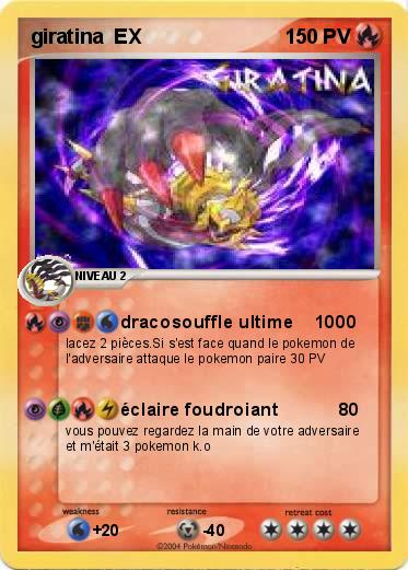 Pokemon giratina  EX