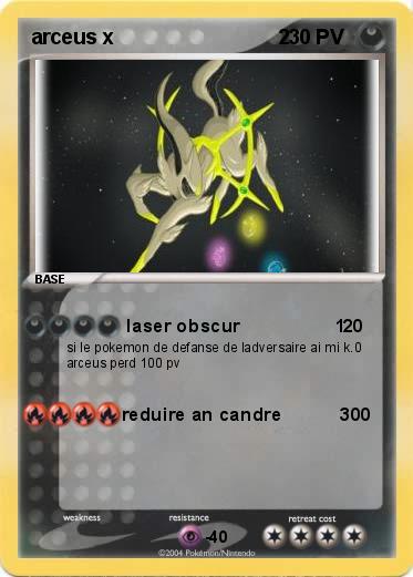 Pokemon arceus x                             2