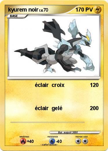 Pokemon kyurem noir