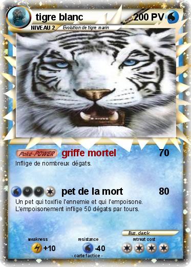 Pokemon tigre blanc