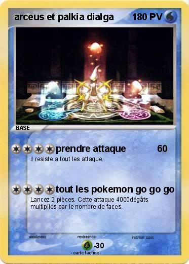 Pokemon arceus et palkia dialga