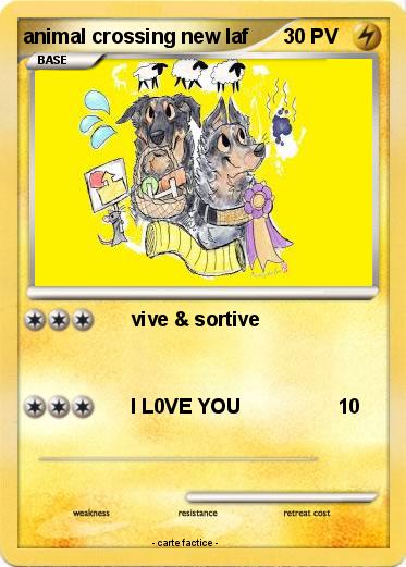 Pokemon animal crossing new laf