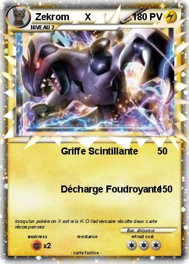 Pokemon Zekrom      X