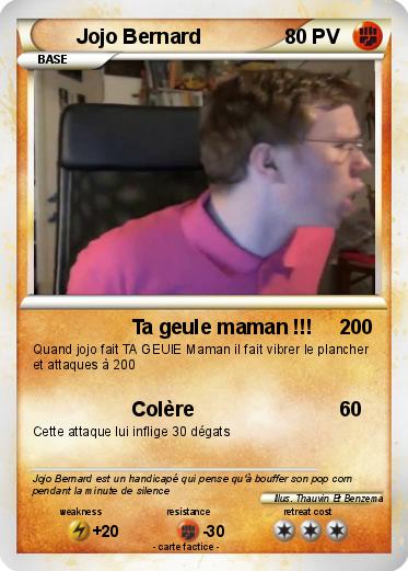 Pokemon Jojo Bernard