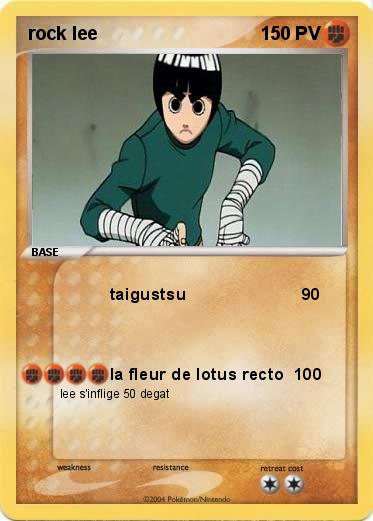 Pokemon rock lee