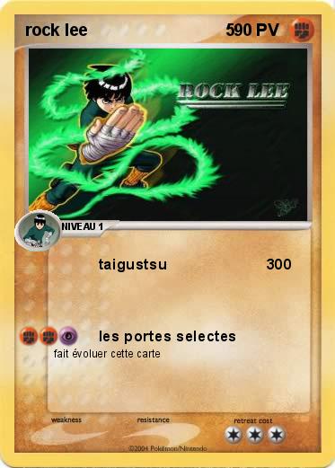 Pokemon rock lee                              5