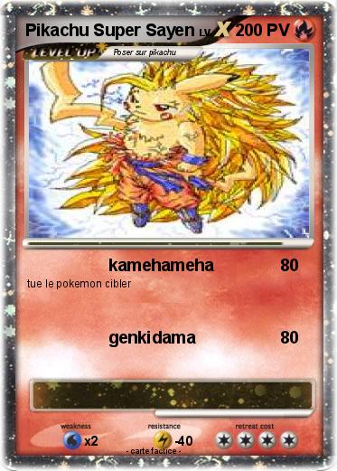 Pokemon Pikachu Super Sayen