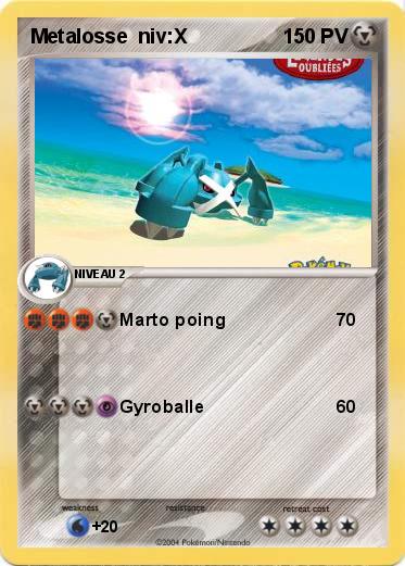 Pokemon Metalosse  niv:X