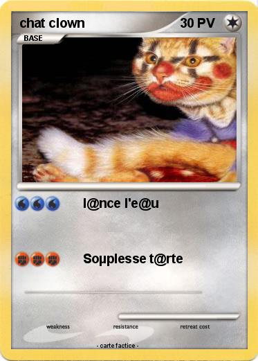 Pokemon chat clown