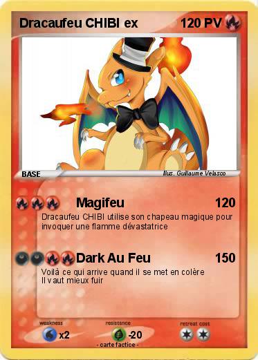 Pokemon Dracaufeu CHIBI ex