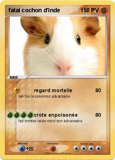 Pokemon fatal cochon d'inde
