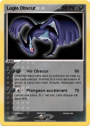 Pokemon Lugia Obscur