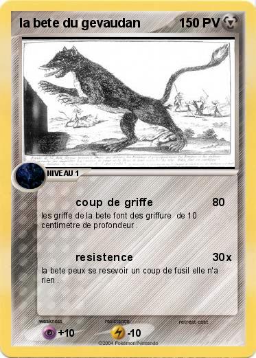 Pokemon la bete du gevaudan