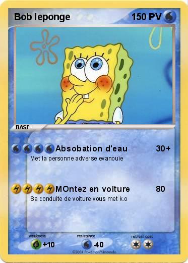 Pokemon Bob leponge