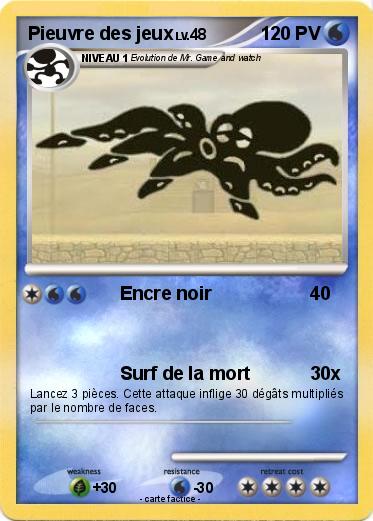Pokemon Pieuvre des jeux