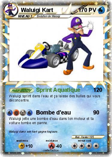 Pokemon Waluigi Kart