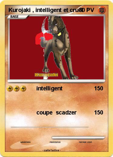 Pokemon Kurojaki , intelligent et cruel