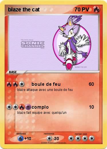Pokemon blaze the cat