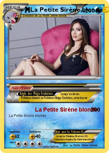 Pokemon La Petite Sirène blonde