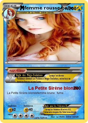 Pokemon femme rousse belle