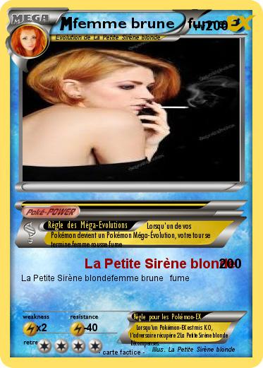 Pokemon femme brune   fume