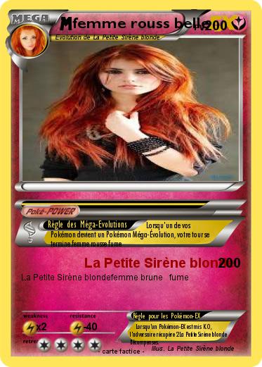 Pokemon femme rouss belle
