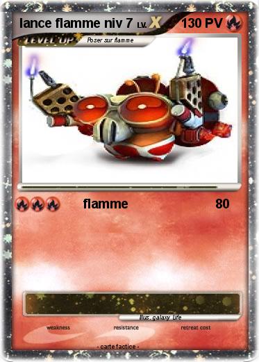 Pokemon lance flamme niv 7